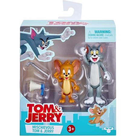 Tom en Jerry als liftboy / hoteljongens speelset (ca. 6-8 cm)