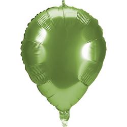   Folieballon 15 X 20 Cm Groen