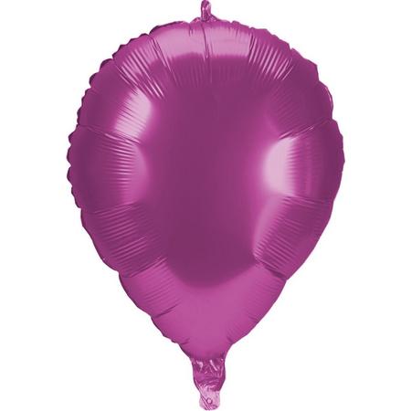 Tom Folieballon 15 X 20 Cm Roze