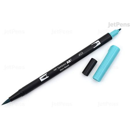 Tombow ABT dual brush pen Bright Blue ABT-403