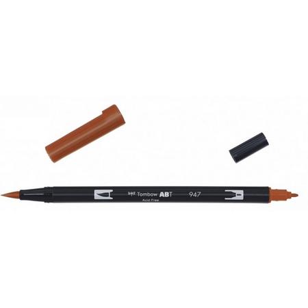 Tombow ABT dual brush pen burnt sienna ABT-947