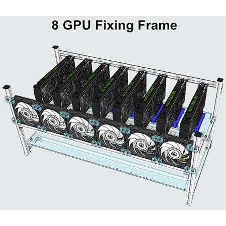 8Gpu Mining Stackable Computer Frame