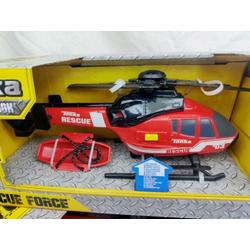 Tonka Rescue Force Fire Rescue Helicopter Red And White
