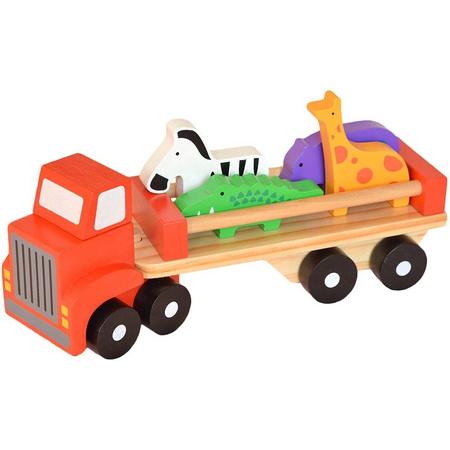 dieren vrachtwagen van het merk tooky toy TKB380