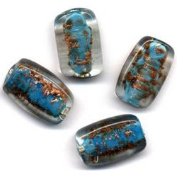 24 Stuks Hand-made Jewelry Beads - Transparant Licht Turquoise