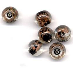 36 Stuks Hand-made Jewelry Beads - Rond - Transparant Zwart