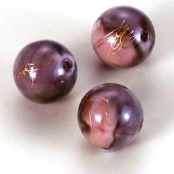 Oil Paint Jewelry Beads - Licht Bruin - 36 Stuks - 18mm
