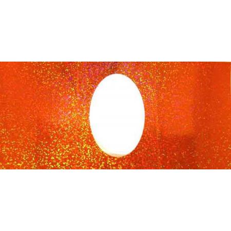 Ovaal Passe Partout Kaarten – Holografisch Oranje – 3delig - 40 Kaarten met 40 Enveloppen – Maak wenskaarten voor elke gelegenheid