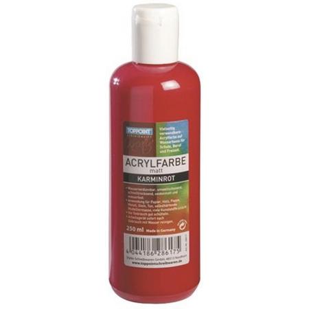 Toppoint Acrylverf 250ml rood