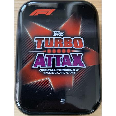 Topps Formule 1 Mini Tin - Turbo Attax - Limited Edition Combideal incl. 2 pakjes F1 kaartjes