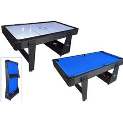 TopTable Twist 2-1 Multi-tafel - Airhockey/Pooltafel - Inklapbaar - Verrijdbaar
