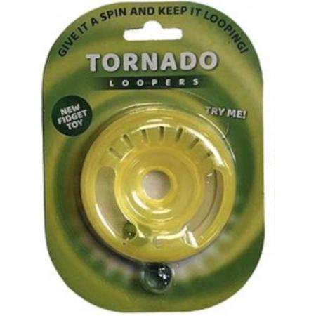 Tornado Fidget Toy Loopers Junior Geel 2-delig