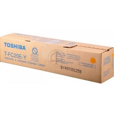 TOSHIBA T-FC20 toner geel standard capacity 16.800 pagina s 1-pack