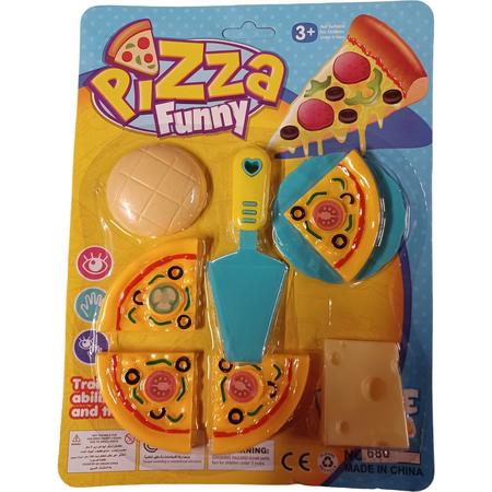 Speel set Funny Pizza - 8 delig - kaas