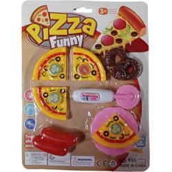 Speel set Funny Pizza - 9 delig - worst