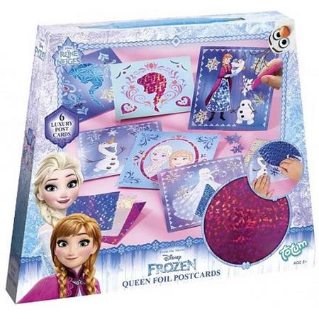 Frozen Queen foil postcards - Maak je eigen folie kaarten