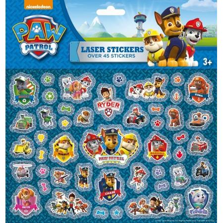 Paw Patrol Laser Stickervel 45 stickers