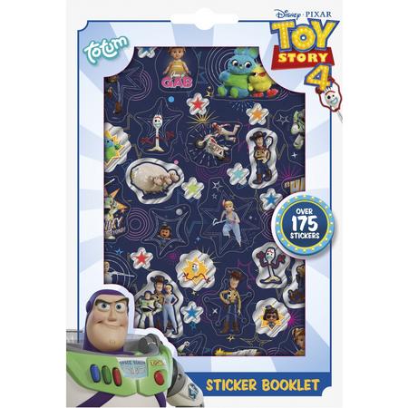 Totum Stickerset Toy Story 14,5 X 21,5 Cm Vinyl  4 Vellen