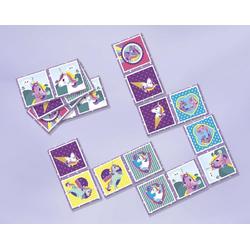   Unicorn Domino spel - 32 delig kaartspel met vrolijke eenhoorn dessins