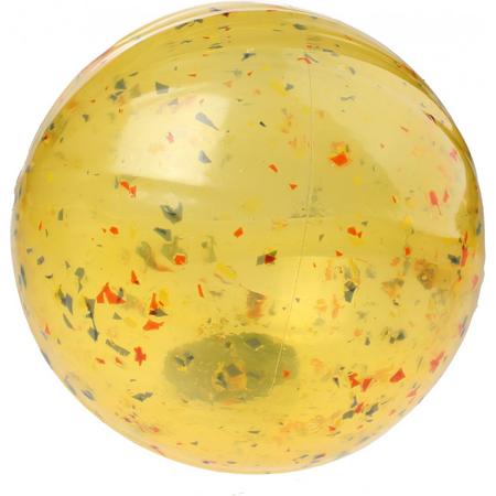Toyrific Bal Confetti 22 Cm Geel