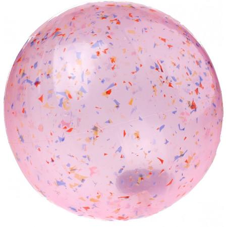 Toyrific Bal Confetti 22 Cm Roze