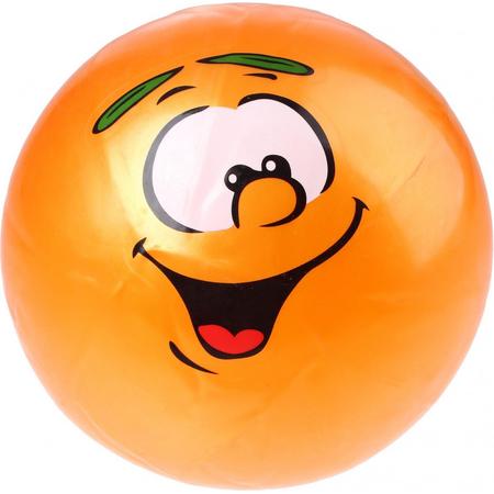 Toyrific Bal Fruitface 25 Cm Oranje