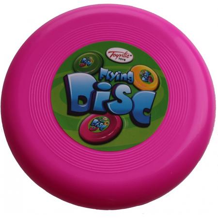 Toyrific Frisbee 15 Cm Kunststof Roze
