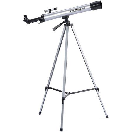 Toyrific Spiegeltelescoop Met Statief Junior 60 Cm Zilver