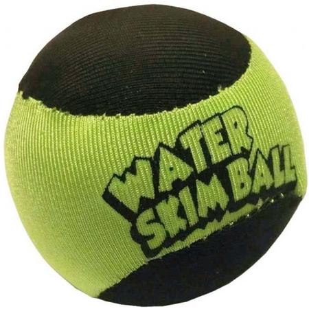 Toyrific Water skim ball 5 cm zwart/groen