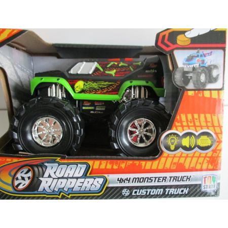 Monster truck custom truck groen