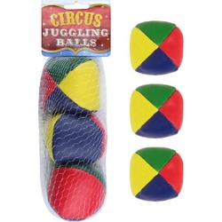 Jongleerballen 3x stuks - speelgoed jongleren of ballen gooien