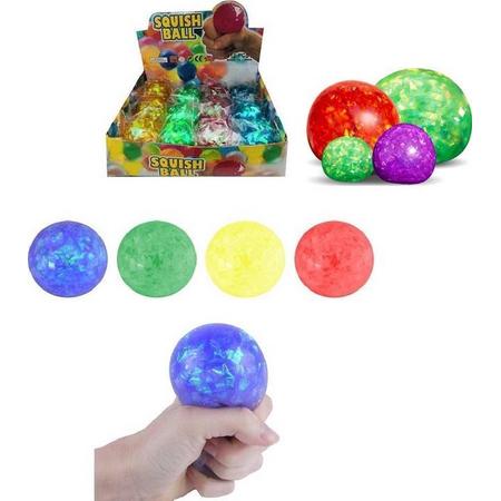 Stressbal Glitters Lintjes - Stressbal voor de hand - 1 bal - 7 cm
