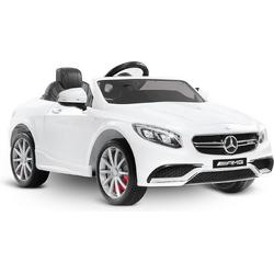 Baby Nora Elektrische Kinderauto - Mercedes Benz AMG S63 - 12V met Afstandsbediening Wit