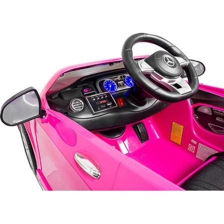 Toyz Elektrische Auto MERCEDES AMG S63 ROZE - Elektrische Kinderauto Accu - Accuvoertuig