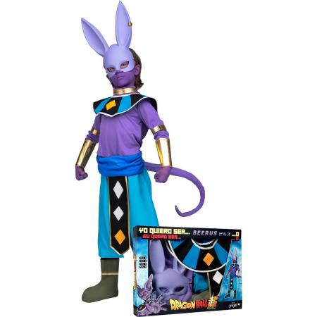 Beerus Dragon Ball Z™ kostuum voor kinderen cadeauverpakking - Verkleedkleding - Maat 104