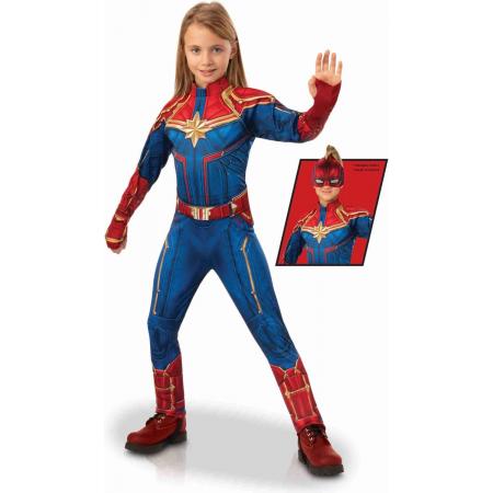 Luxe Captain Marvel™ kostuum voor meisjes - Verkleedkleding