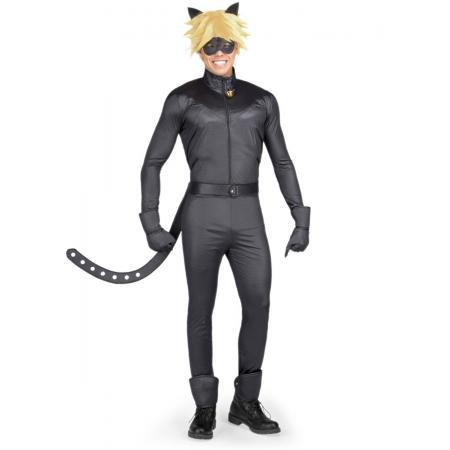 Miraculous™ cat noir kostuum voor volwassenen - Verkleedkleding - Maat S