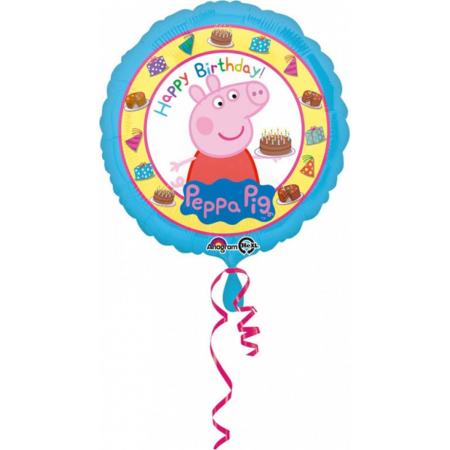 Peppa Pig™ Happy birthday ballon - Feestdecoratievoorwerp