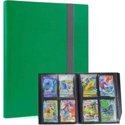 TradingCardPro - Groene verzamelmap geschikt voor Pokémon - Map voor 160 Kaarten - 20 Pagina’s - 4 Pocket - A5 Formaat - Premium Kwaliteit - Box - Binder groen