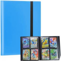 TradingCardPro - Lichtblauwe verzamelmap geschikt voor Pokémon - Map voor 160 Kaarten - 20 Pagina’s - 4 Pocket - A5 Formaat - Premium Kwaliteit - Box - Binder lichtblauw