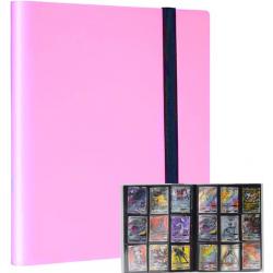 TradingCardPro - Roze verzamelmap geschikt voor Pokémon kaarten - Map voor 360 kaarten - 20 Pagina’s - 9 Pocket - A4 Formaat - Premium Kwaliteit - Box - Binder Roze