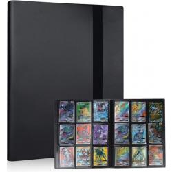 TradingCardPro - Zwarte verzamelmap geschikt voor Pokémon kaarten - Map voor 360 kaarten - 20 Pagina’s - 9 Pocket - A4 Formaat - Premium Kwaliteit - Box - Binder Zwart
