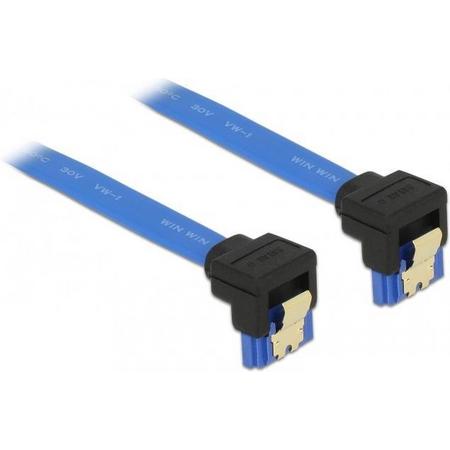 Tragant 85094 0.1m SATA 7-pin SATA 7-pin Zwart, Blauw SATA-kabel