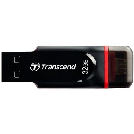 Transcend OTG JetFlash 340 - USB-stick - 32 GB