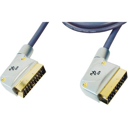 GR-Kabel PB-459 SCART-kabel 1,5 m SCART (21-pin) Zwart
