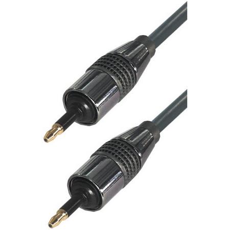 Transmedia Digitale optische Mini Toslink - Mini Toslink audio kabel - 6mm - 3 meter