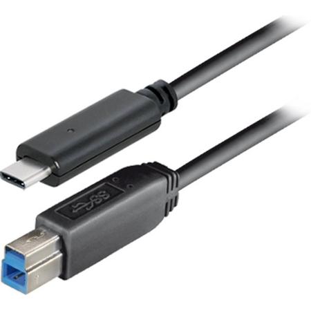 Transmedia USB-C naar USB-B kabel - USB3.0 - 1,8 meter