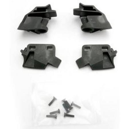 Retainer, battery hold-down, front (2)/ rear (2)/ CCS 3x12 (