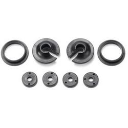 Spring retainers, upper & lower (2)/ piston head set (2-hole
