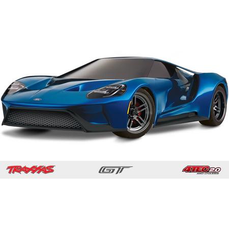 Traxxas Ford GT 4Tec 2.0 4WD racewagen Blauw